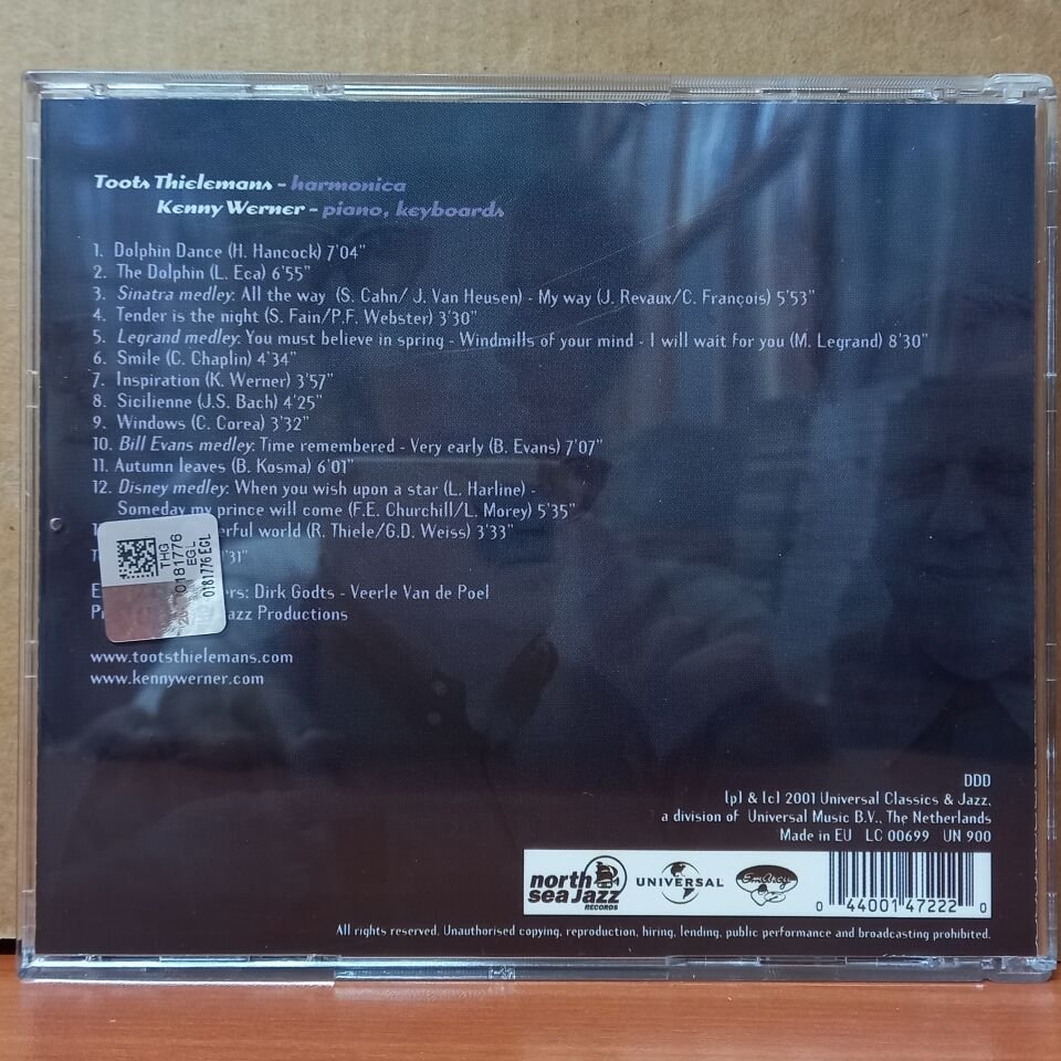 TOOTS THIELEMANS & KENNY WERNER – TOOTS THIELEMANS & KENNY WERNER (2001) - CD 2.EL