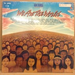 WE ARE THE WORLD MICHAEL JACKSON & LIONEL RICHIE 12'' MAXISINGLE 1985 2.EL PLAK
