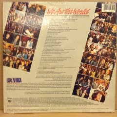 WE ARE THE WORLD MICHAEL JACKSON & LIONEL RICHIE 12'' MAXISINGLE 1985 2.EL PLAK
