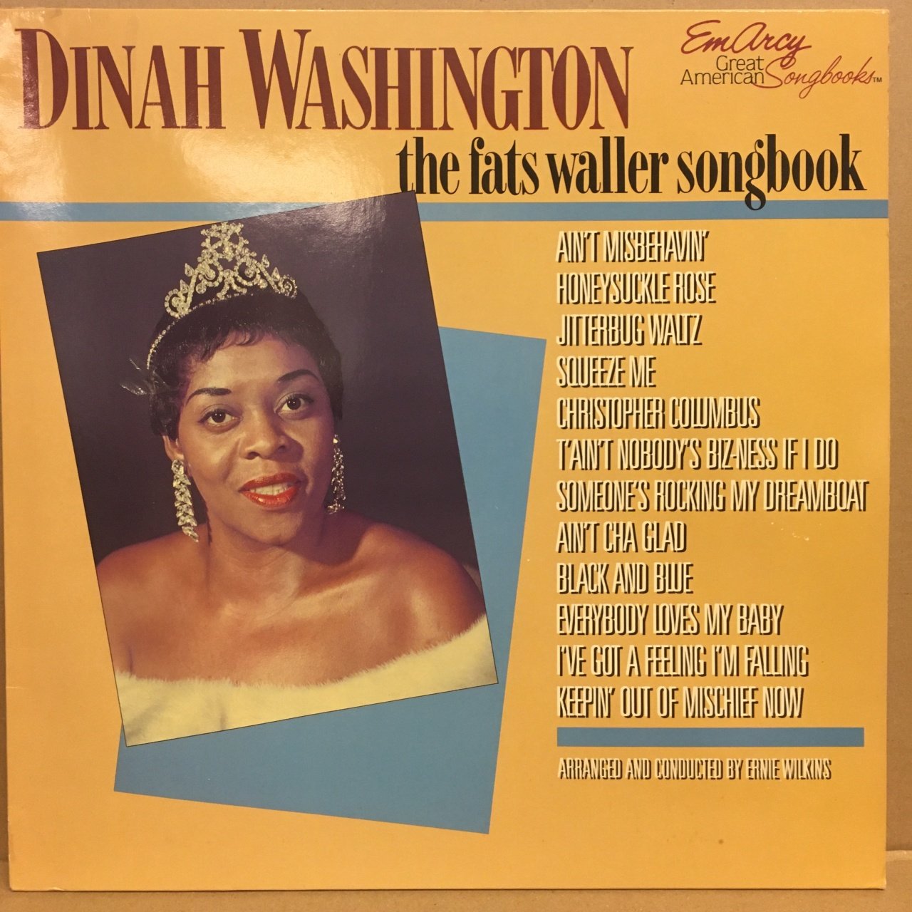 DINAH WASHINGTON THE FATS WALLER SONGBOOK 1985 2.EL PLAK