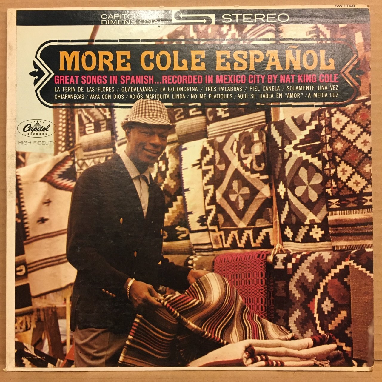 NAT KING COLE - ESPANOL GREAT SONGS IN SPANISH 2.EL PLAK