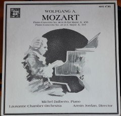 MOZART: PIANO CONCERTOS NOS: 18&25, MICHEL DALBERTO, LOUSANNE CHAMBER ORCHESTRA, ARMIN JORDAN - LP 2.EL