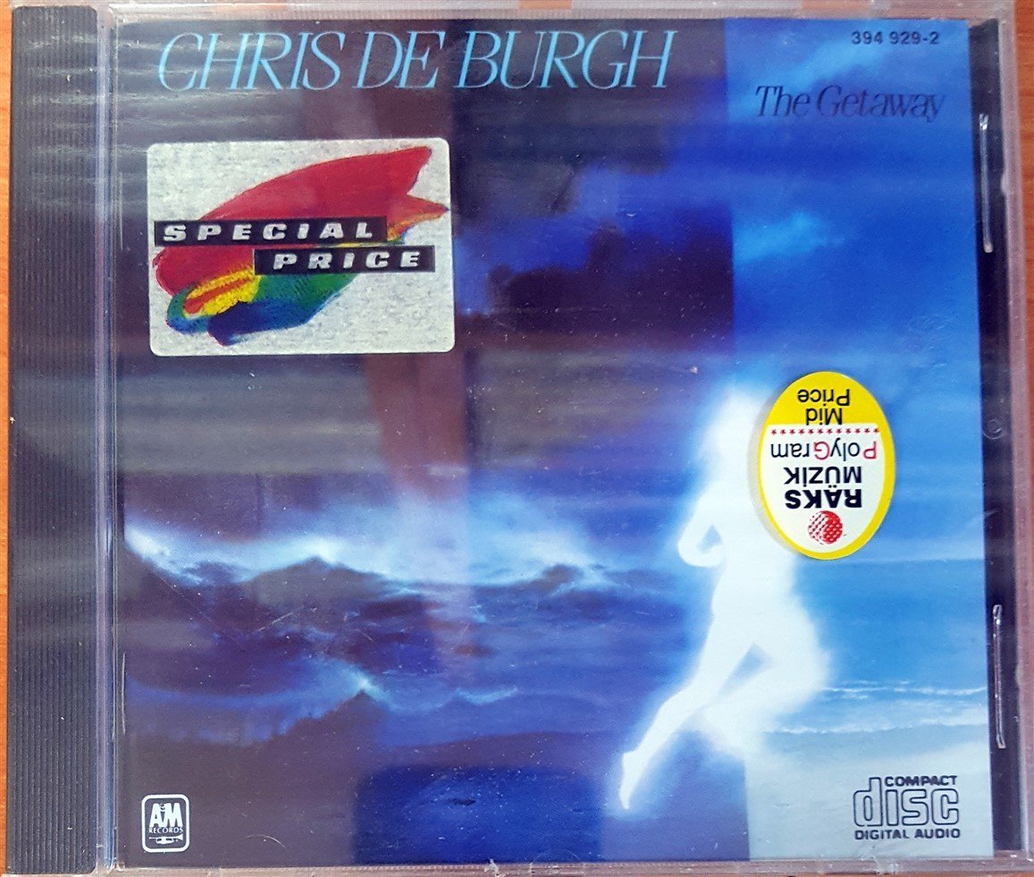CHRIS DE BURGH - THE GETAWAY (1982) MADE IN WEST GERMANY CD SIFIR