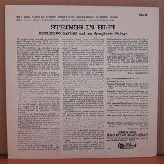 STRINGS IN HI-FI - DOMENICO SAVINO - LP 2.EL PLAK