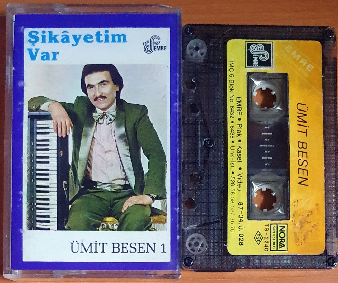 ÜMİT BESEN - 1 / ŞİKAYETİM VAR (1987) - KASET 2.EL