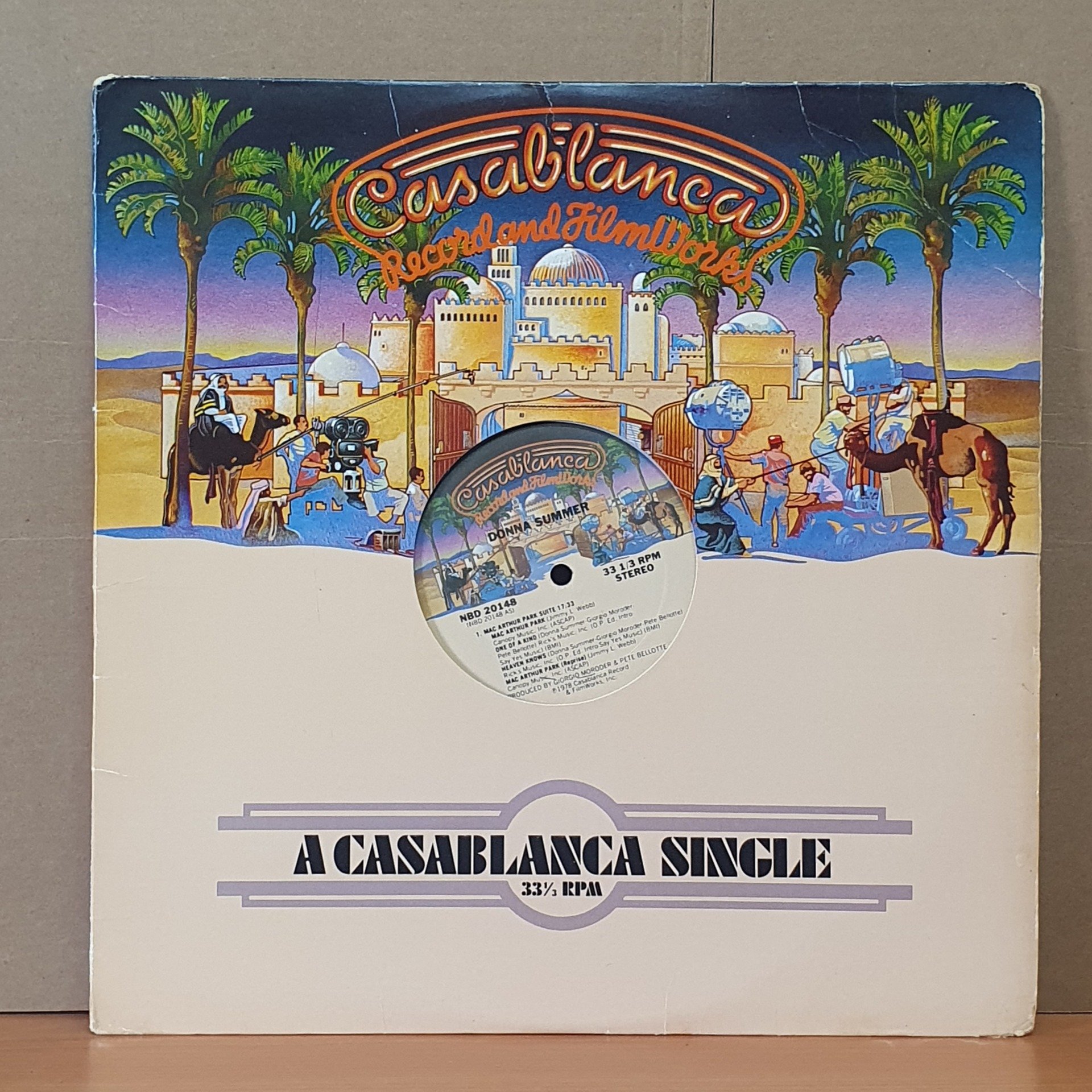 DONNA SUMMER - MAC ARTHUR PARK SUITE (1978) - 12'' 33RPM ONE SIDED MAXI SINGLE 2.EL PLAK