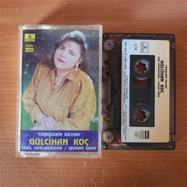 GÜLCİHAN KOÇ - TÜRKÜLERİN SULTANI / ÇEKİL DAĞLARIMDAN / SEVDAM SANA (1990) - KASET 2.EL