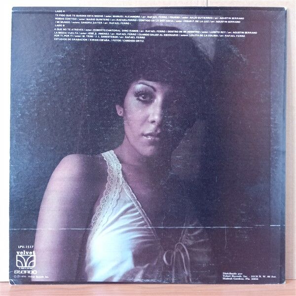 SOPHY – TE PIDO QUE TE QUEDES ESTA NOCHE (1976) - LP 2.EL PLAK