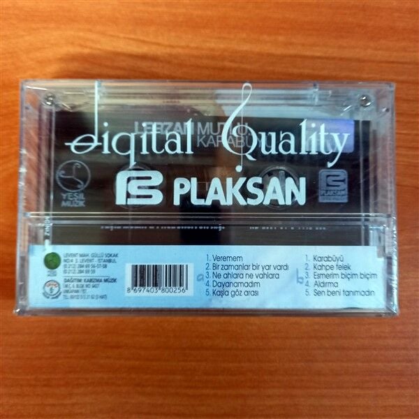LERZAN MUTLU - KARABÜYÜ (2001) - KASET YEŞİL MÜZİK SIFIR