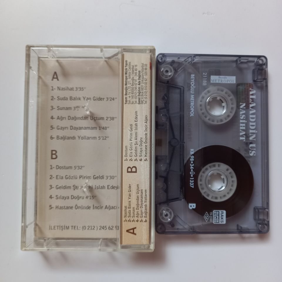 ALAADDİN US - NASİHAT (1998) - KASET 2.EL