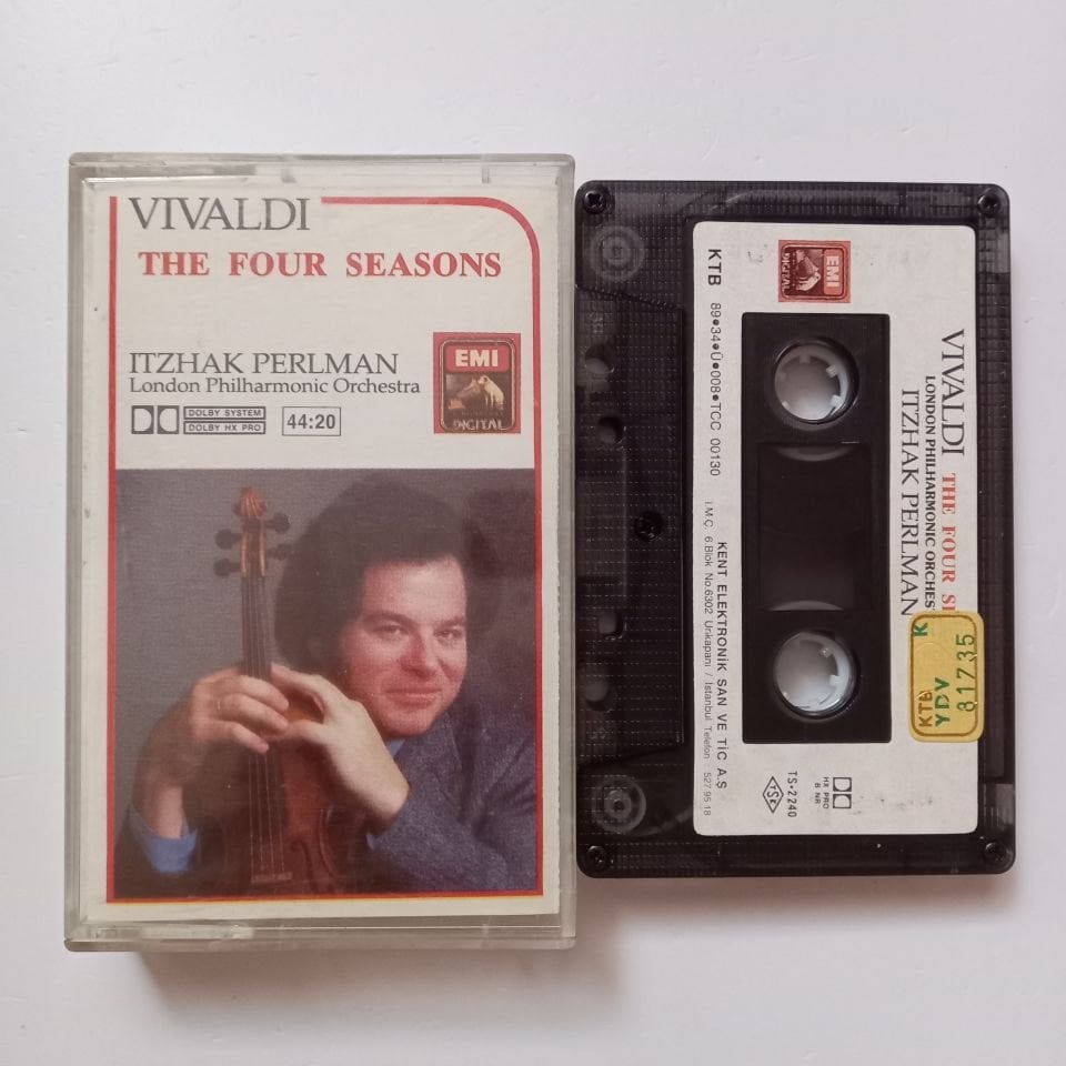 VIVALDI - THE FOUR SEASONS / ITZHAK PERLMAN, LONDON PHILHARMONIC ORCHESTRA (1989) - KASET 2.EL