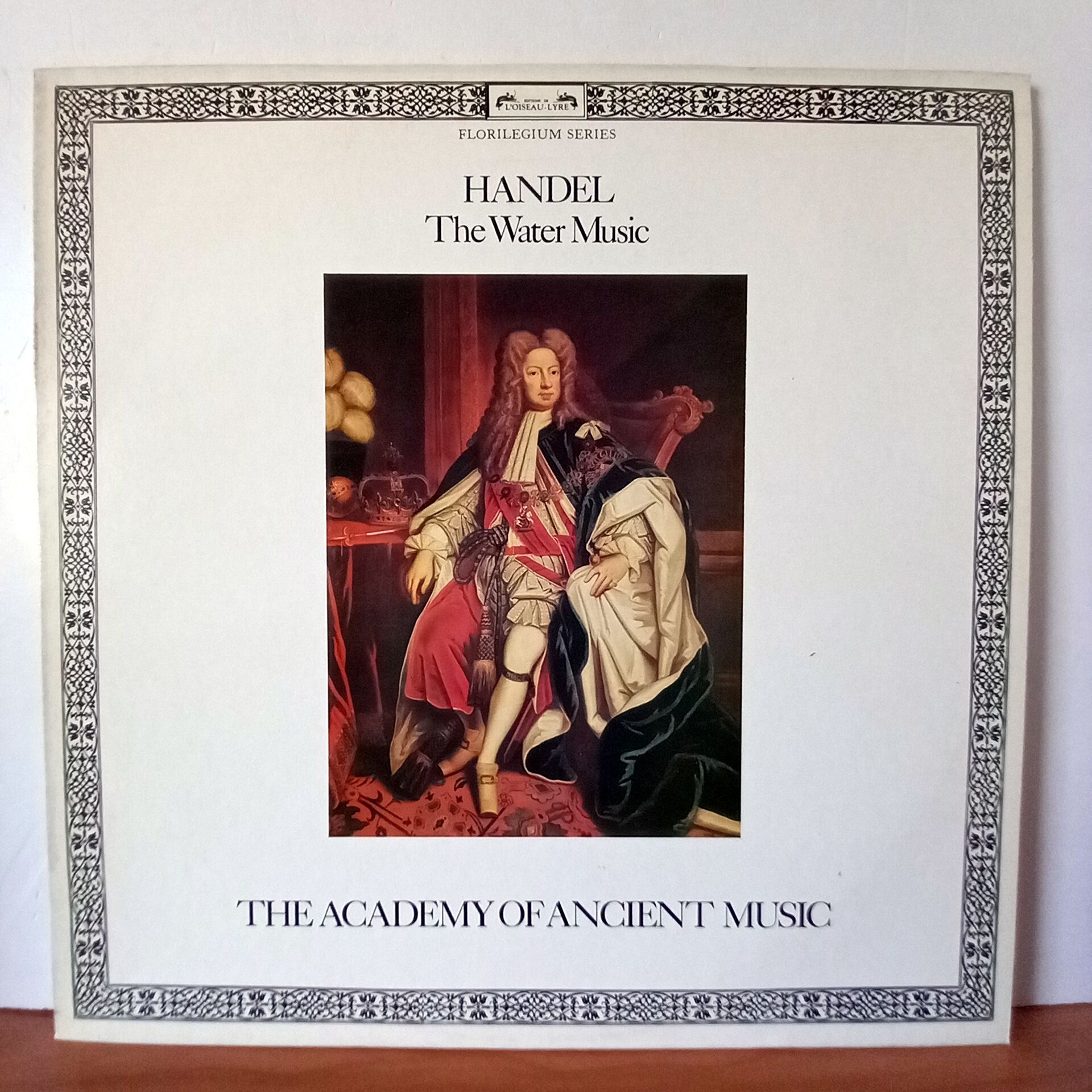 HANDEL:  THE WATER MUSIC / THE ACADEMY OF ANCIENT MUSIC (1978) - LP 2.EL PLAK