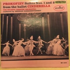 PROKOFIEV SUITES NOS 1&2 FROM CINDERELLA, BOLSHOI THEATER ORC, GENNADI ROZHDESTVENSKY (1966) 2.EL PLAK