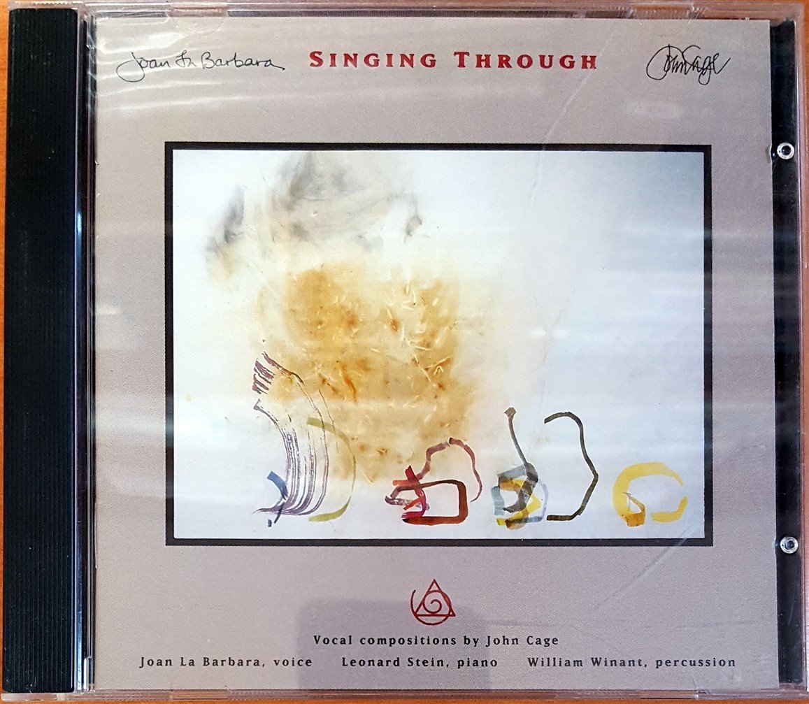 JOHN CAGE / JOAN LA BARBARA - SINGING THROUGH (1990) NEW ALBION RECORDS CD 2.EL