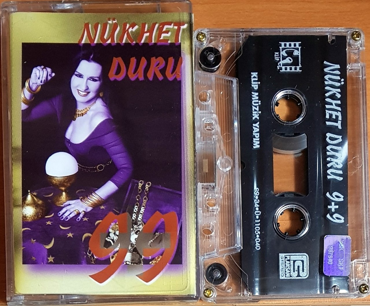 NÜKHET DURU - 99 (1999) KLİP MÜZİK KASET 2.EL