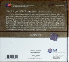 KADRİ ŞARMAN - VEFASIZ PERİ / TRT ARŞİV SERİSİ 170 / ULUS MÜZİK CD SIFIR