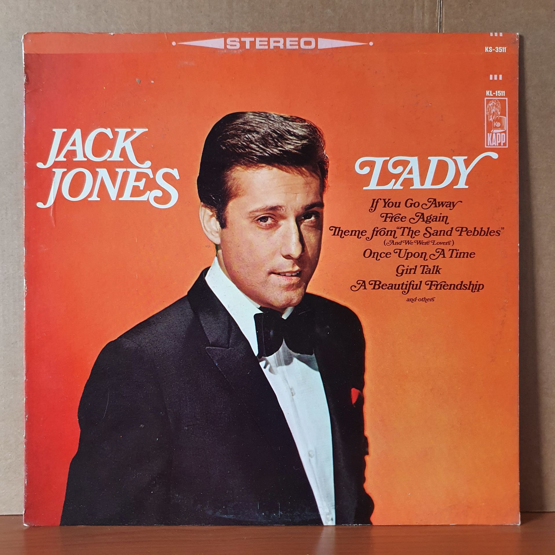 JACK JONES - LADY (1967) - LP 2.EL PLAK
