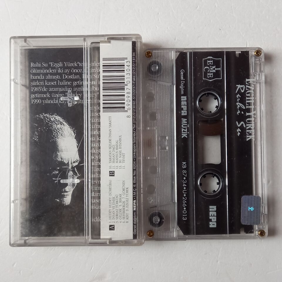 RUHİ SU - EZGİLİ YÜREK (1987) - KASET 2.EL