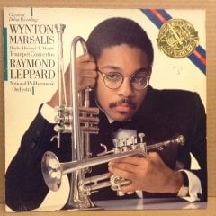 WYNTON MARSALIS - HAYDN/HUMMEL/L.MOZART TRUMPET CONCERTOS, NATIONAL PHILHARMONIC ORCHESTRA, RAYMOND LEPPARD - 2.EL PLAK (1984) - 2.EL PLAK