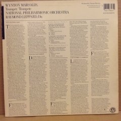 WYNTON MARSALIS - HAYDN/HUMMEL/L.MOZART TRUMPET CONCERTOS, NATIONAL PHILHARMONIC ORCHESTRA, RAYMOND LEPPARD - 2.EL PLAK (1984) - 2.EL PLAK