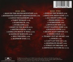 RAINBOW - CATCH THE RAINBOW / ANTHOLOGY (2003) - 2CD COMPILATION SIFIR