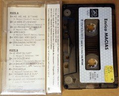 ENRICO MACIAS - ZINGARELLA (1990) TOPKAPI CASSETTE MADE IN TURKEY ''USED''