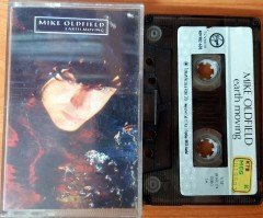 MIKE OLDFIELD - EARTH MOVING (1989) TOPKAPI CASSETTE MADE IN TURKEY ''USED'' PAPER LABEL