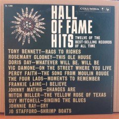HALL OF FAME HITS - TWELVE OF THE BEST-SELLING RECORDS OF ALL TIME - LP 2.EL PLAK