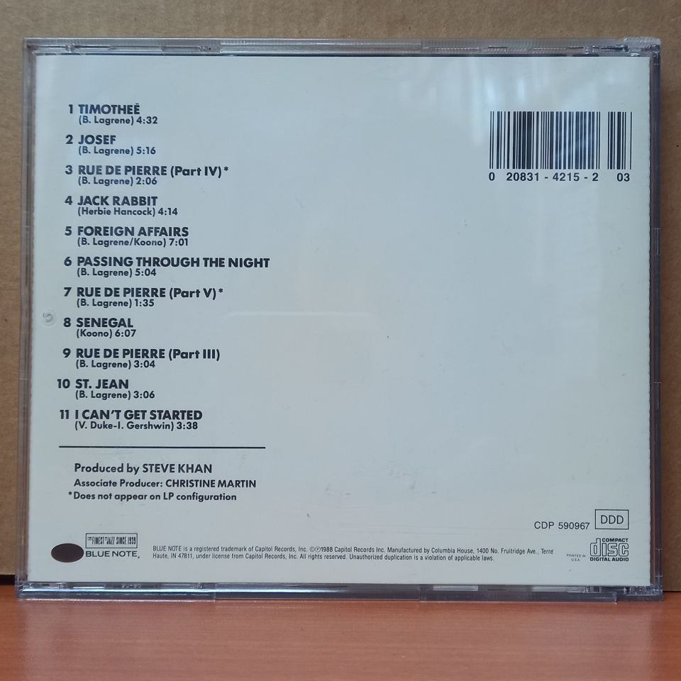 BIRELI LAGRENE - FOREIGN AFFAIRS (1988) - CD 2.EL