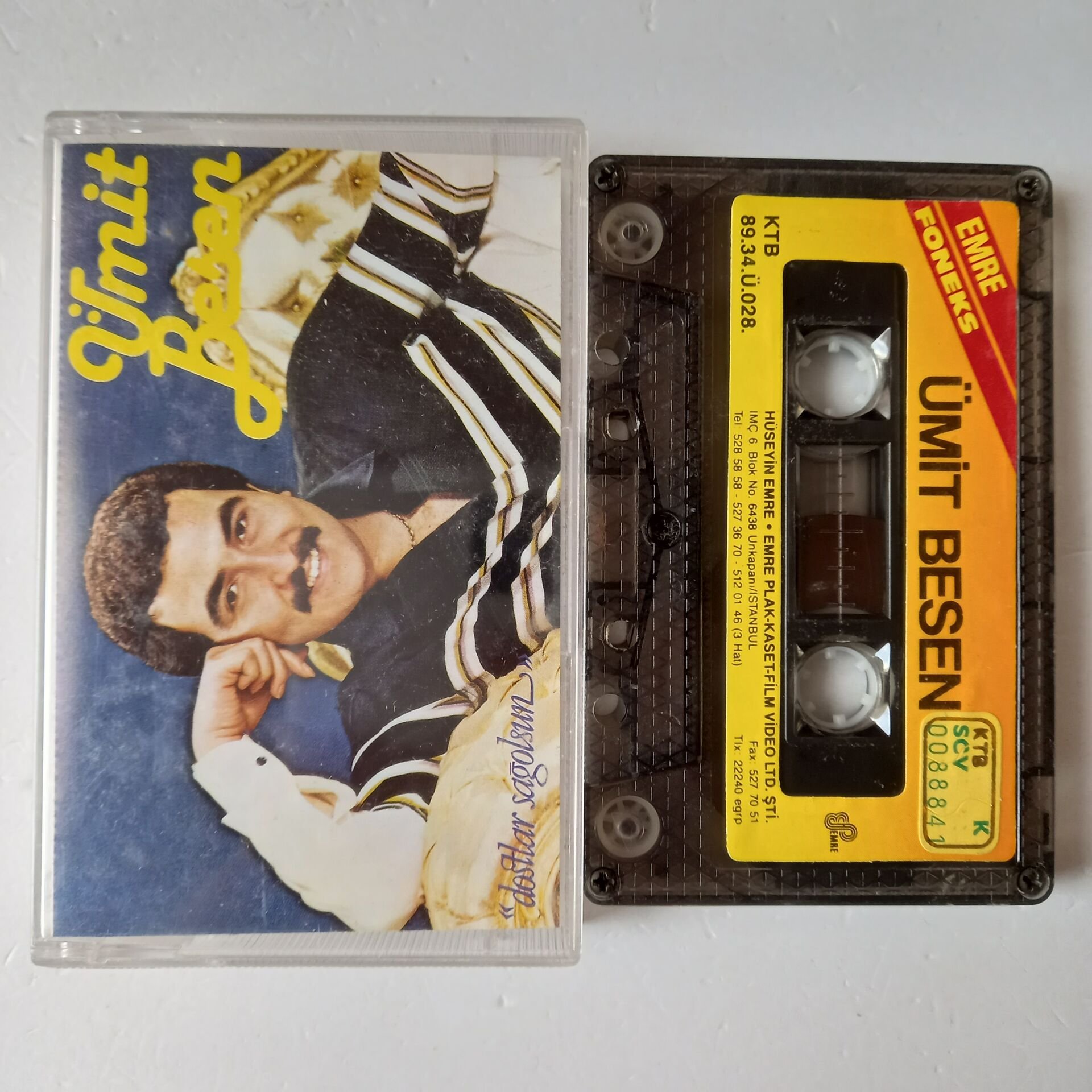 ÜMİT BESEN - DOSTLAR SAĞOLSUN (1989) - KASET 2.EL