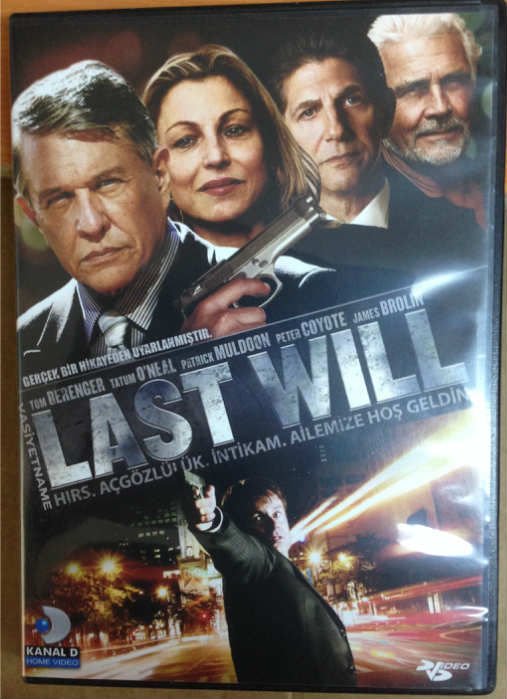 LAST WILL - TOM BERENGER - DVD 2.EL