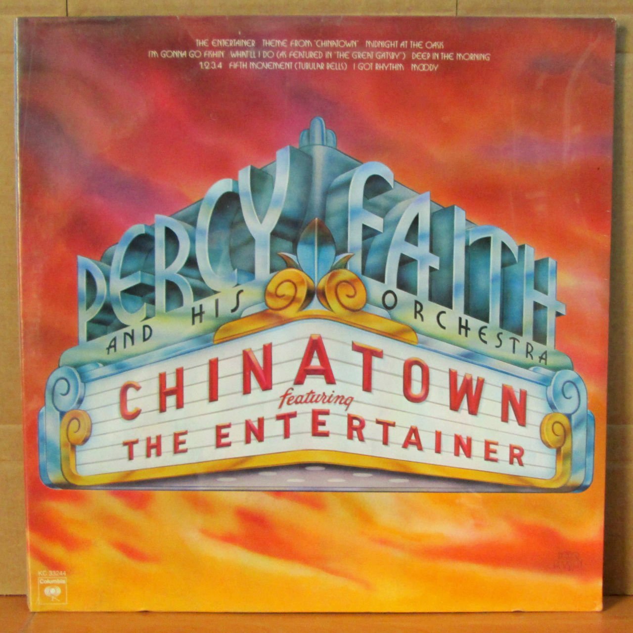 PERCY FAITH - CHINATOWN feat. ENTERTAINER LP SFR