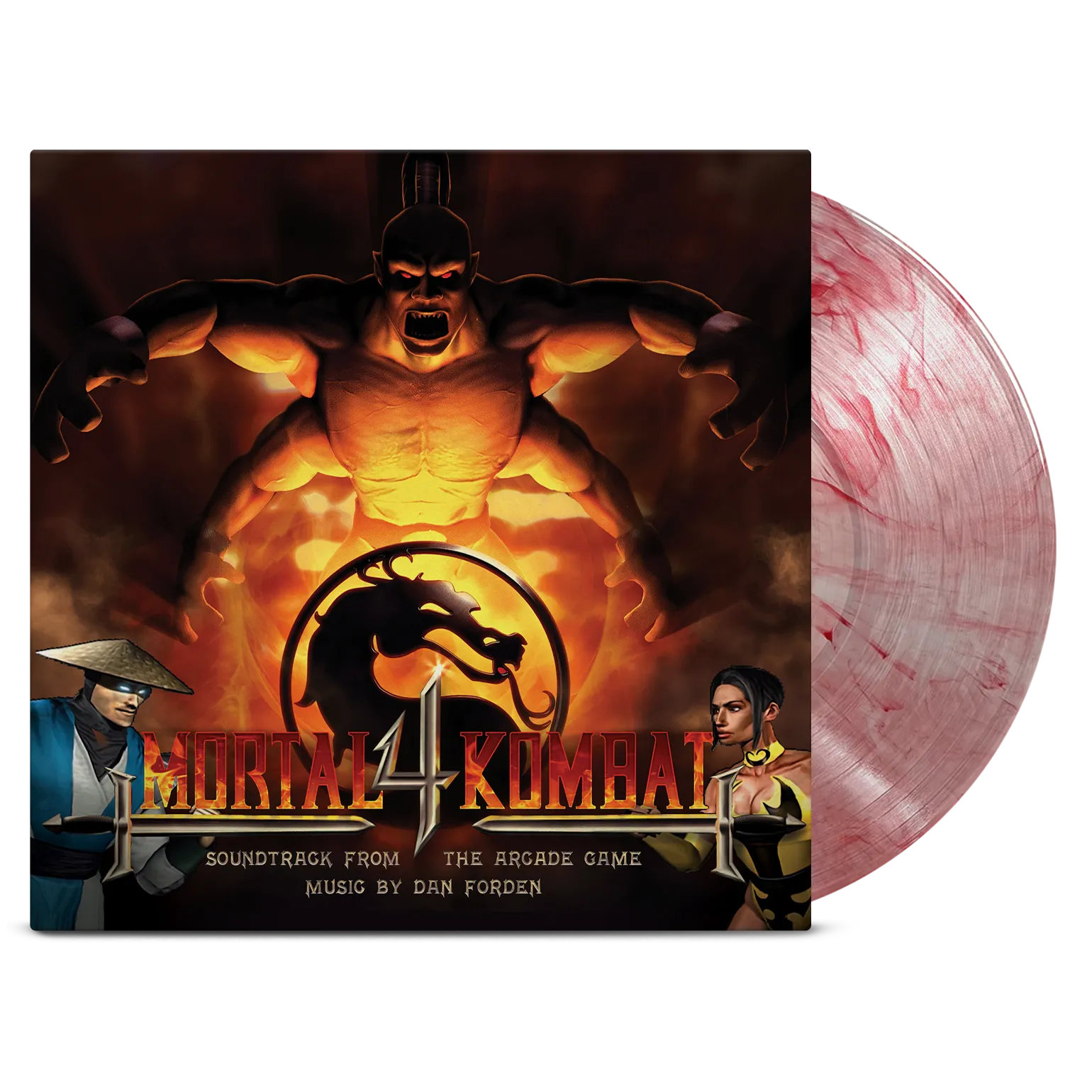 MORTAL KOMBAT 4 SOUNDTRACK FROM THE ARCADE GAME - DAN FORDEN - 2025 LIMITED EDITION COLOURED LP SIFIR PLAK