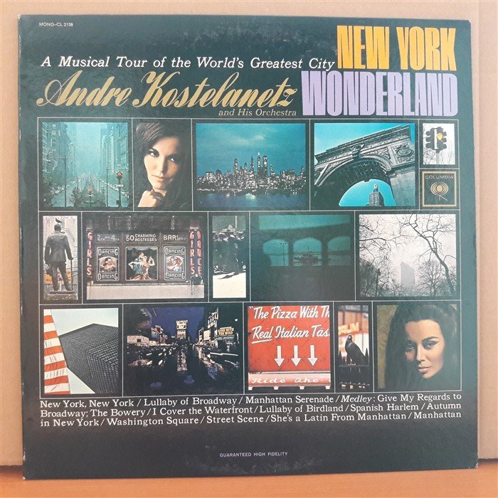 ANDRE KOSTELANETZ - NEW YORK WONDERLAND - LP 2.EL PLAK