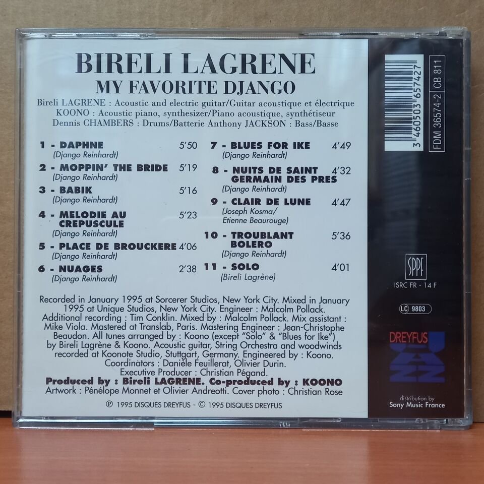 BIRELI LAGRENE - MY FAVORITE DJANGO (1995) - CD 2.EL