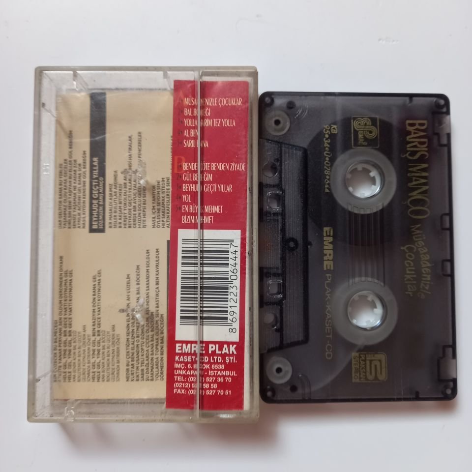 BARIŞ MANÇO - MÜSAADENİZLE ÇOCUKLAR (1995) - KASET 2.EL