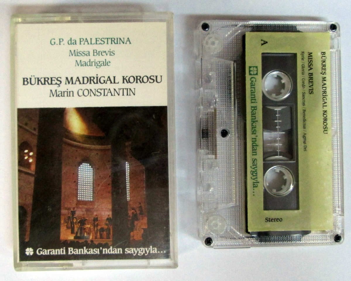BÜKREŞ MADRIGAL KOROSU AYA İRİNİ 1987 KASET 2.EL