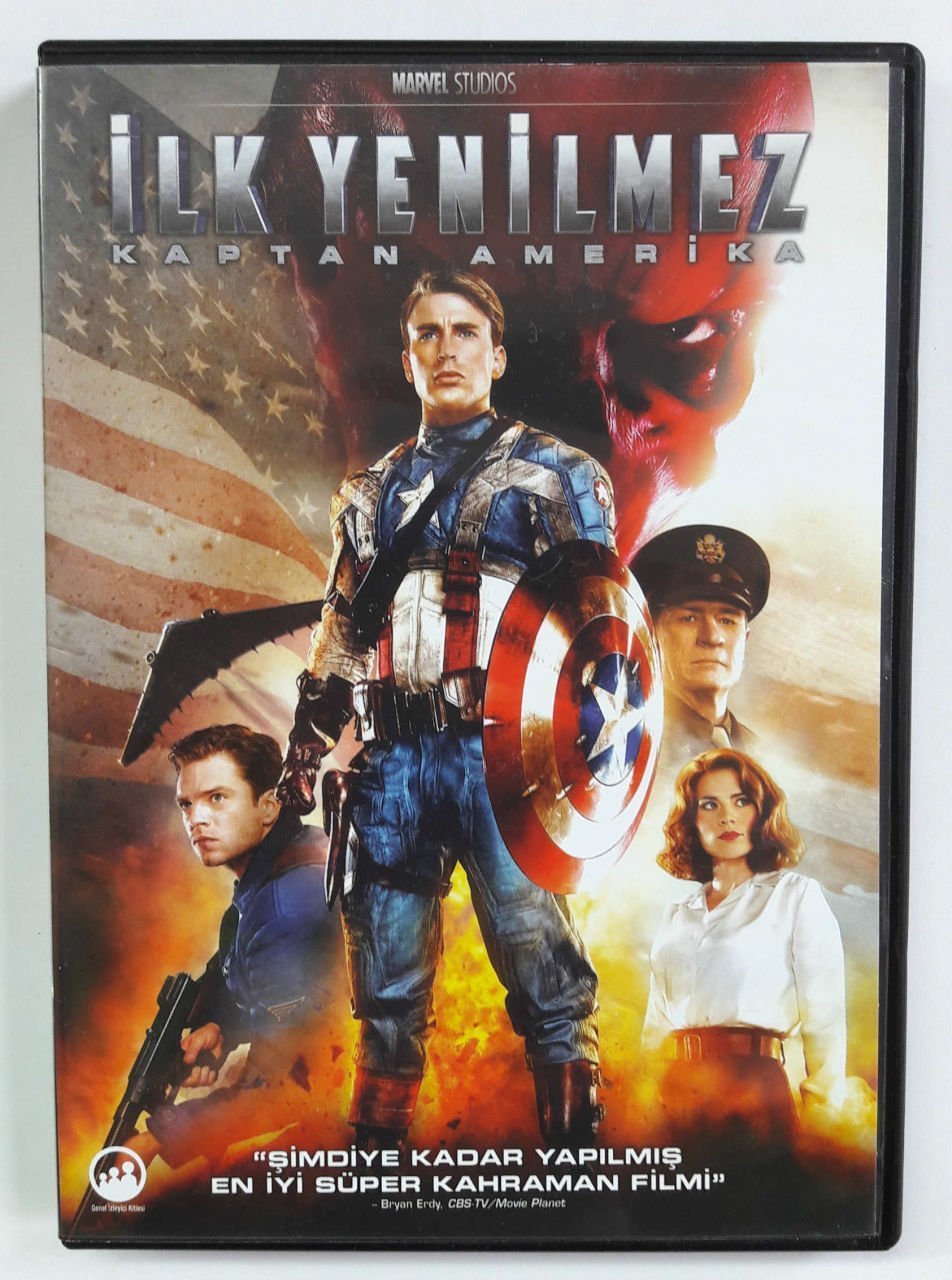 KAPTAN AMERİKA İLK YENİLMEZ - CAPTAIN AMERICA THE FIRST AVENGER - CHRIS EVANS - TOMMY LEE JONES - MARVEL - DVD 2.EL