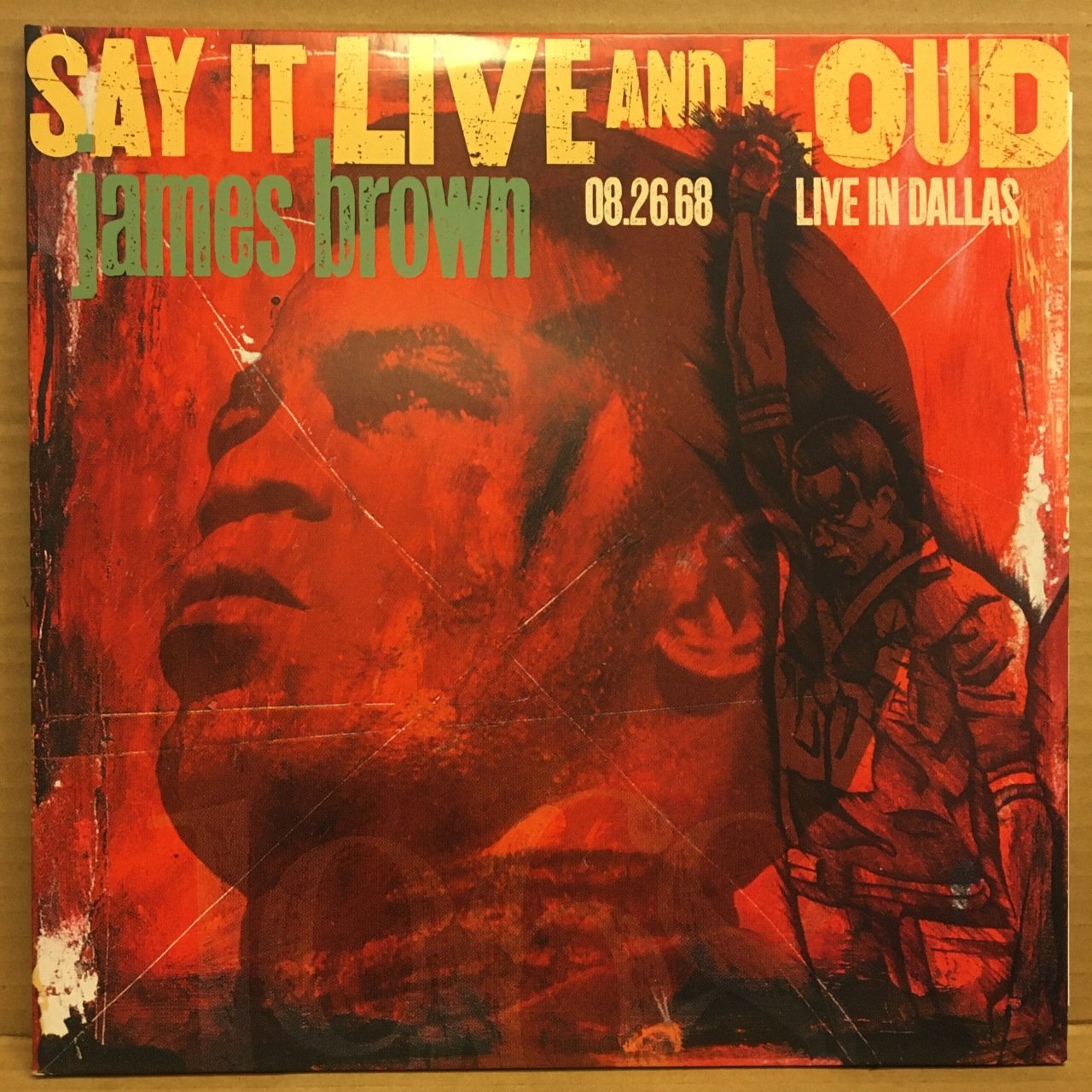 JAMES BROWN - SAY IT LIVE AND LOUD, LIVE IN DALLAS 1968, 180 GR 2.EL 2PLAK (1987) - 2.EL PLAK