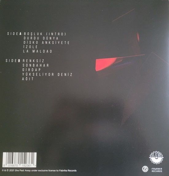 SHE PAST AWAY - DİSKO ANKSİYETE (2019) - LP 2022 EDITION REISSUE SIFIR PLAK