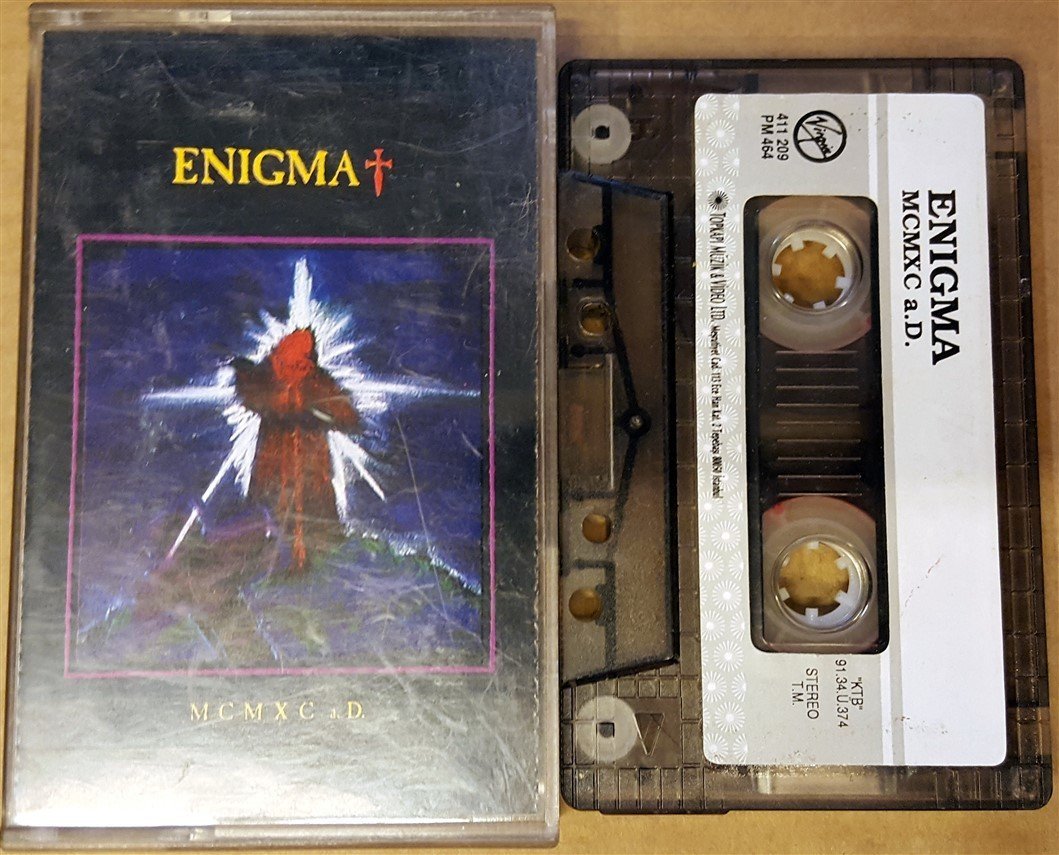 ENIGMA - MCMXC a.D. (1991) TOPKAPI CASSETTE MADE IN TURKEY ''USED''