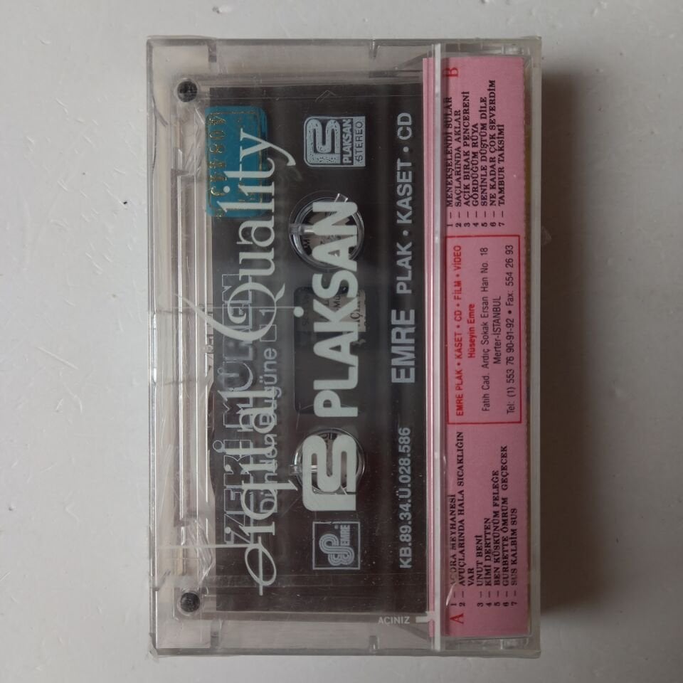 ZEKİ MÜREN - DÜNDEN BUGÜNE 1 (1989) - KASET SIFIR