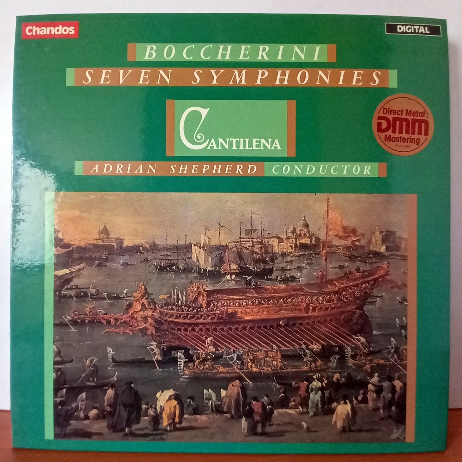 BOCCHERINI: SEVEN SYMPHONIES / CANTILENA, ADRIAN SHEPHERD (1985) - 3LP BOX SET 2.EL PLAK