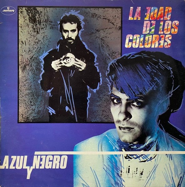 AZUL Y NEGRO - LA EDAD DE LOS COLORES (1981) - LP SPANISH SYNTH POP,DISCO 2022 BLACK & BLUE COLOURED EDITION SIFIR PLAK