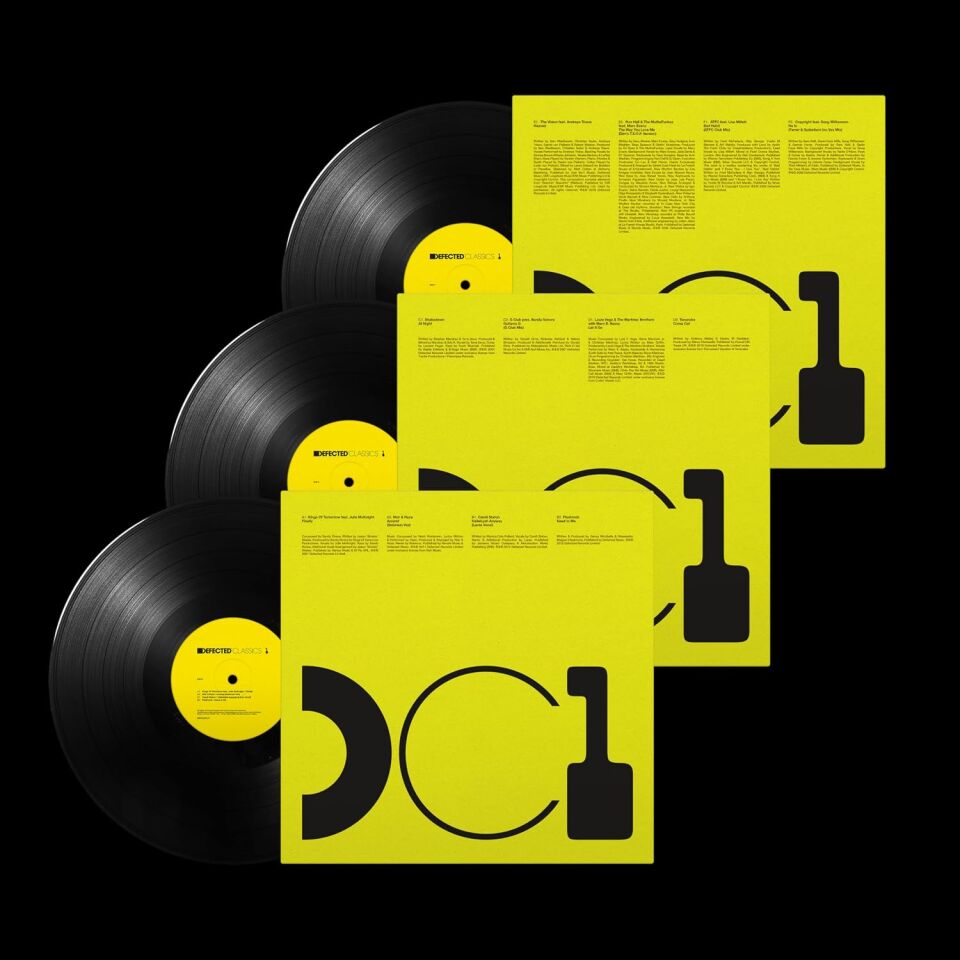 DEFECTED CLASSICS VOL 1 - VARIOUS ARTISTS (2026) - 3xLP COMPILATION ELECTRONIC , HOUSE , NU DISCO SIFIR PLAK