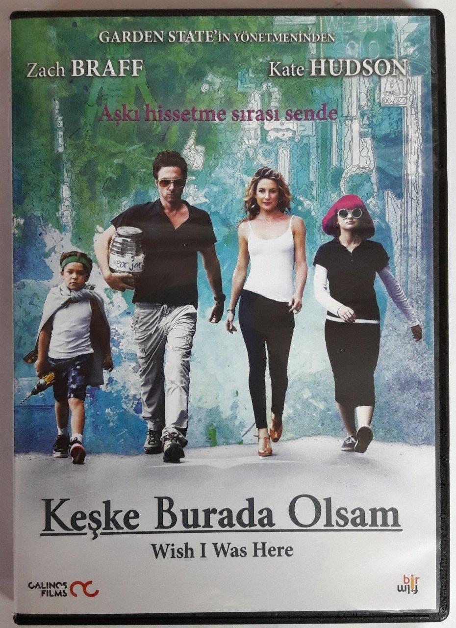KEŞKE BURADA OLSAM - WISH I WAS HERE - ZACH BRAFF - KATE HUDSON - DVD 2.EL