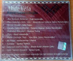 FEVZİ LEVENDOĞLU -  AHDE VEFA CD SIFIR