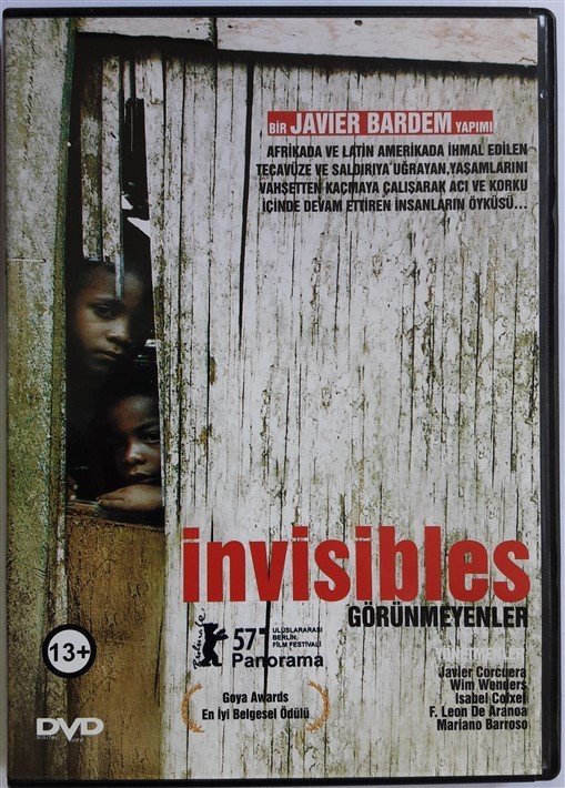 GÖRÜNMEYENLER - INVISIBLES - JAVIER BARDEM - BELGESEL - DVD 2.EL