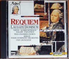 MOZART - REQUIEM  / LAUDATE DOMINUM (1994) LASERLIGHT CD 2.EL
