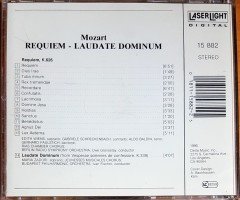 MOZART - REQUIEM  / LAUDATE DOMINUM (1994) LASERLIGHT CD 2.EL